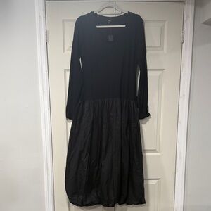 Lulu's bubble skirt Long Sleeve Dress NWT